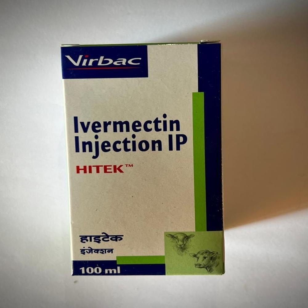 Hitek Ivermectin 100ml Injection - Packaging Type: Bottle