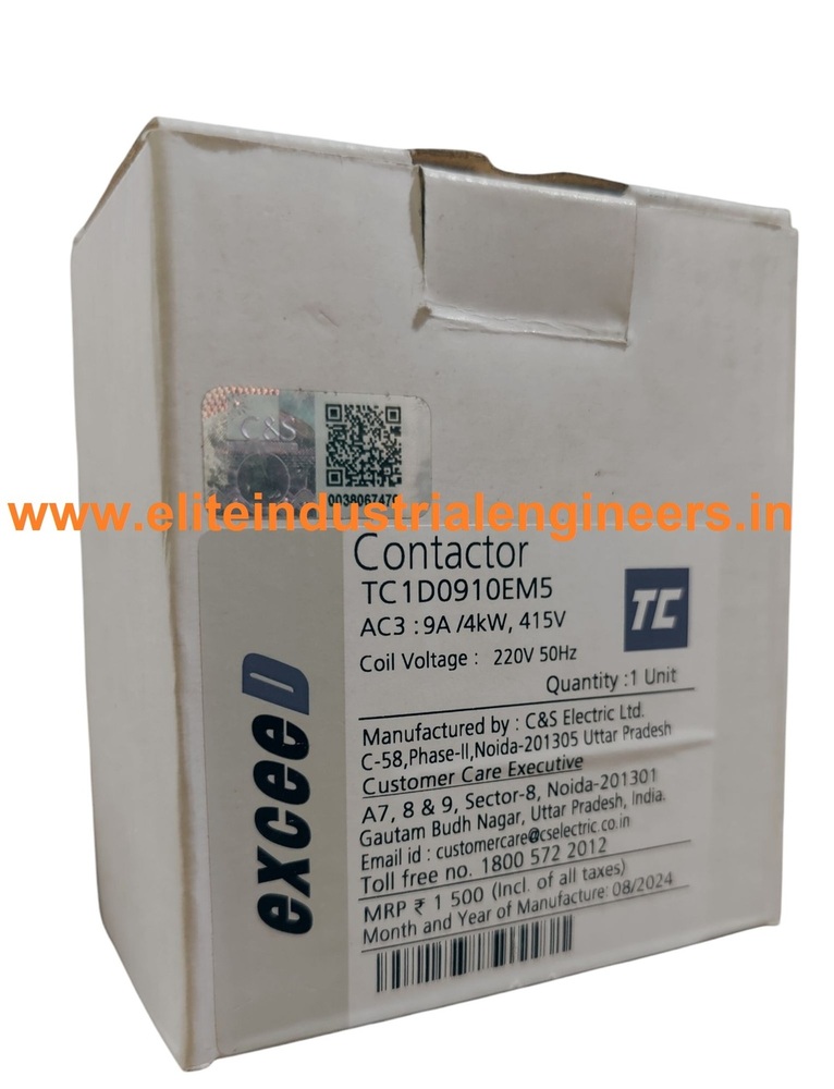 C&s Contactor Tc1d0910e M5 - Automation Grade: No