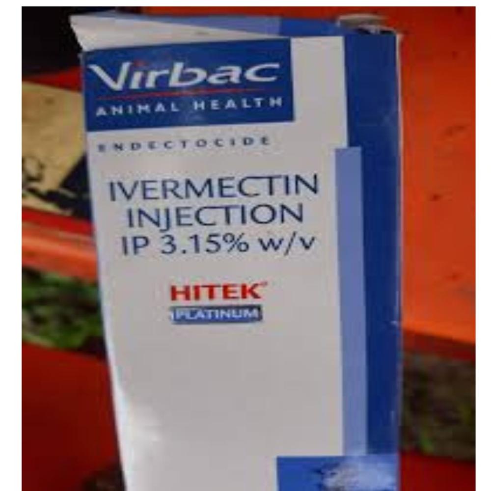 Hitek Platinum Ivermectin 10ml Injection - Packaging Type: Box