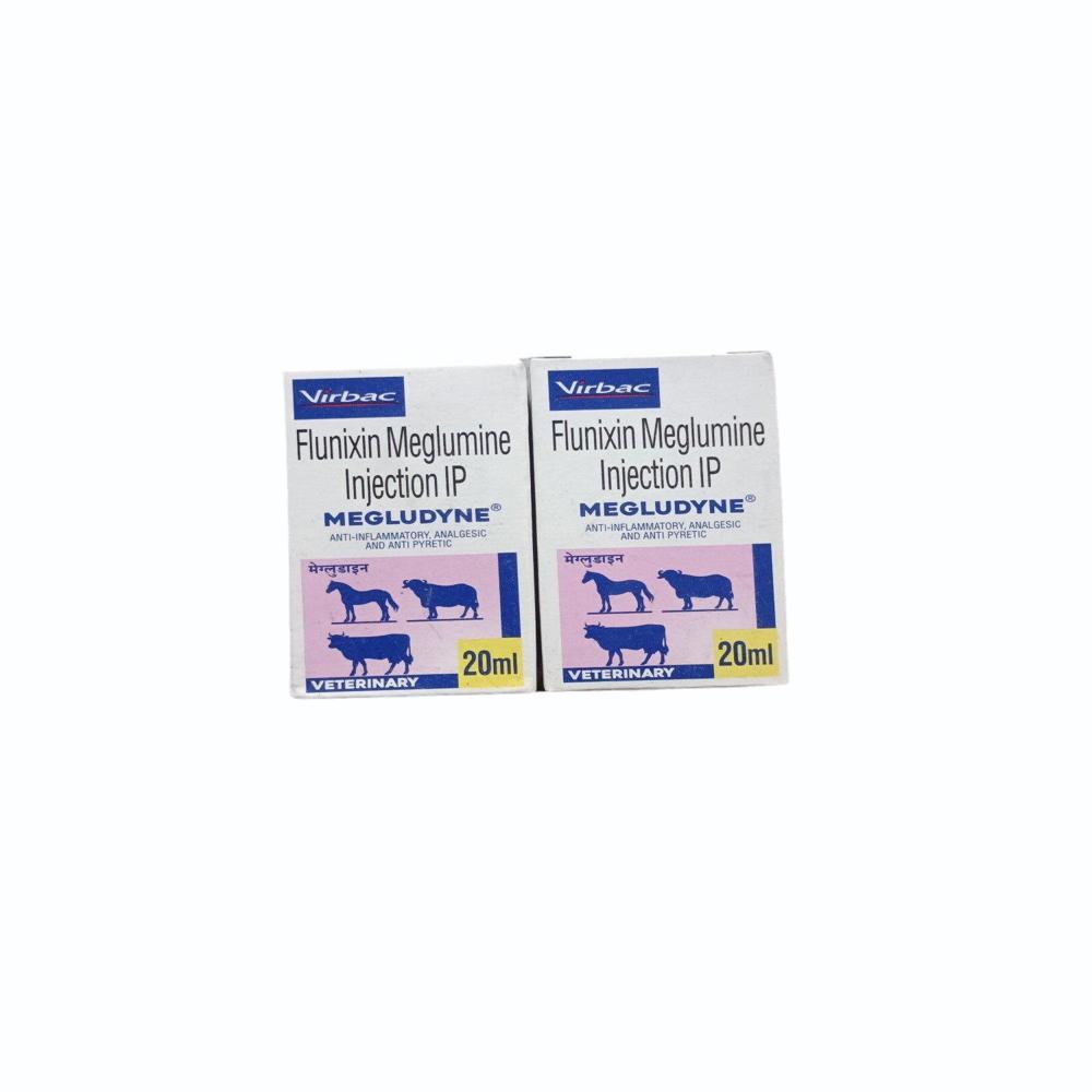 Megludyne Flunixin Meglumine 20ml Injection - Packaging Type: Box
