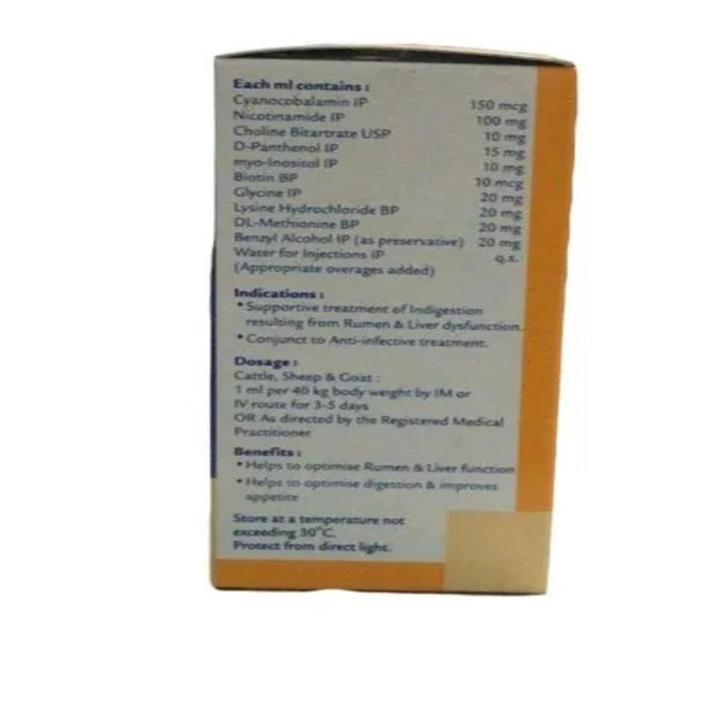 Rumeric B-complex & Amino Acids 100ml Injection - Packaging Type: Box