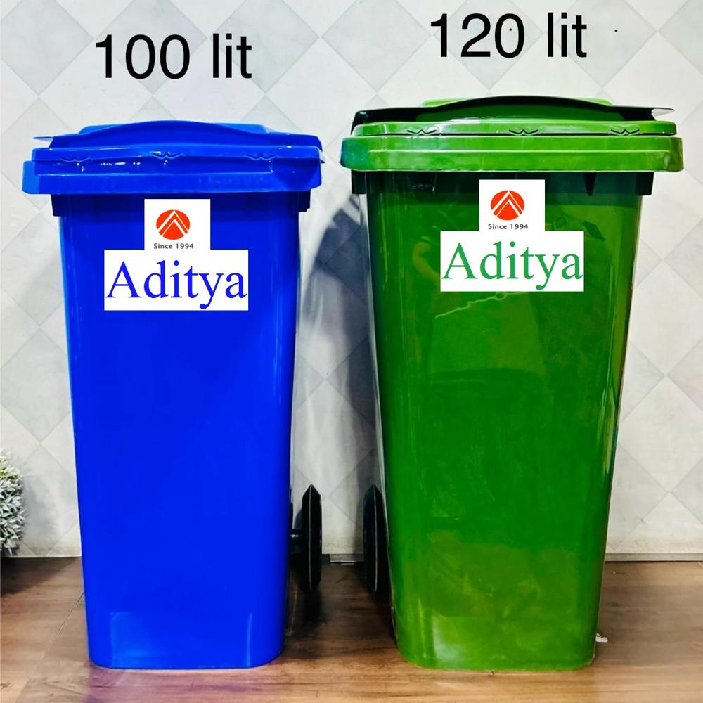120 Liter with Wheel Waste Container and Dustbin