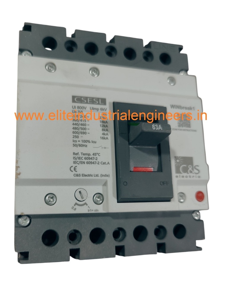 C&S MCCB CSESL125FMU4P-63A
