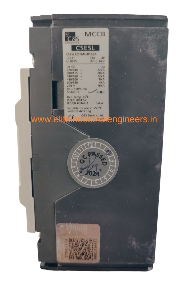 C&S MCCB CSESL125FMU4P-63A