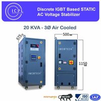20 Kva Three Phase Discrete Igbt Based Static Voltage Stabilizer - Current: Ac