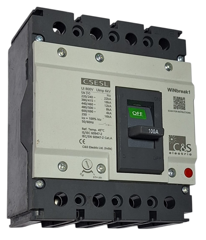 C&S MCCB CSESL125FMU4P-100A