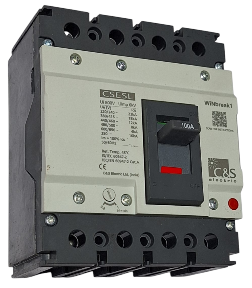 C&S MCCB CSESL125FMU4P-100A