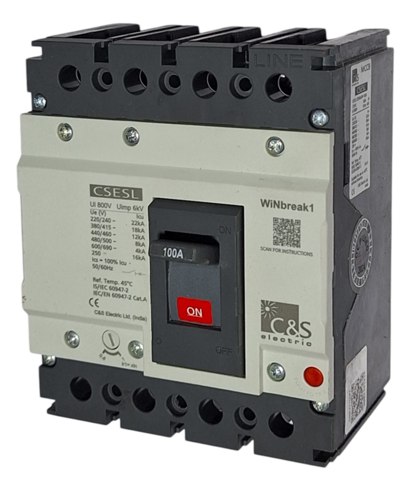C&S MCCB CSESL125FMU4P-100A