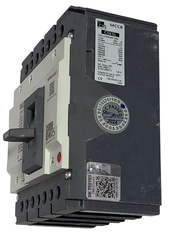 C&S MCCB CSESL125FMU4P-100A
