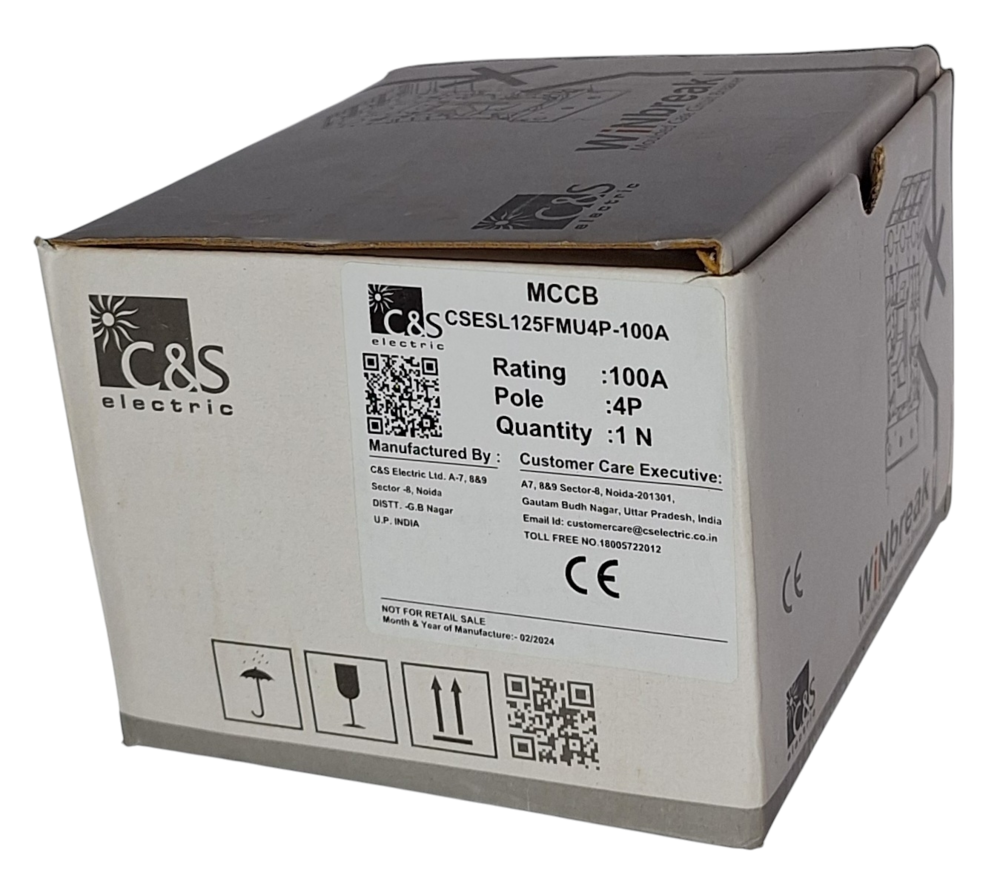 C&S MCCB CSESL125FMU4P-100A