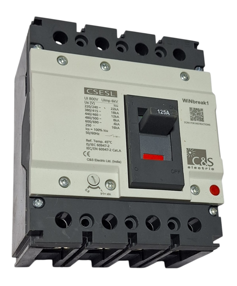 C&S MCCB CSESL125FMU4P-125AMP