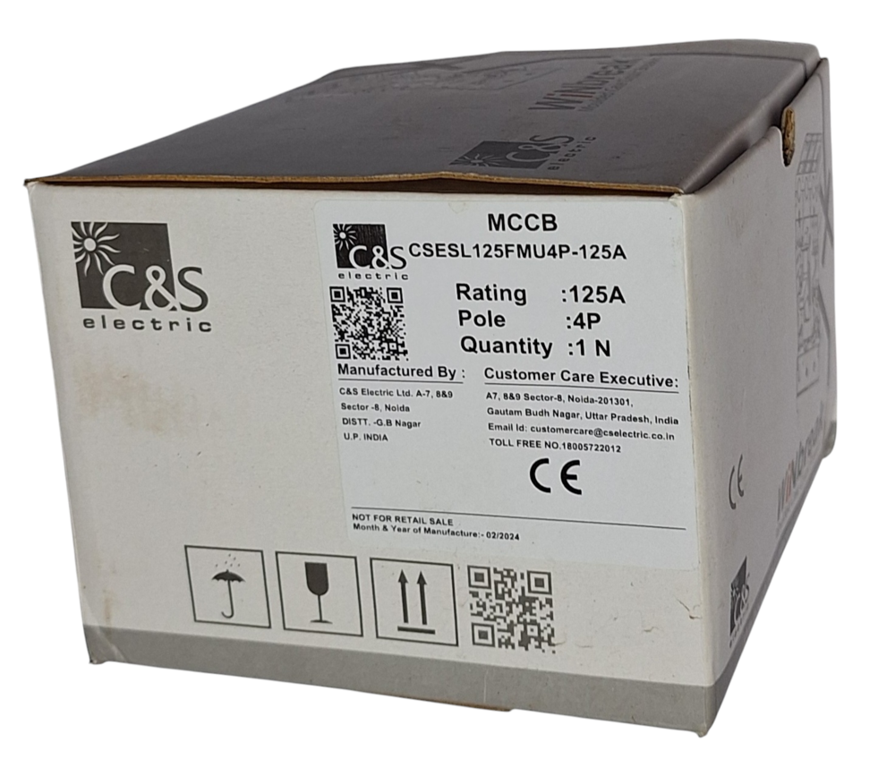 C&S MCCB CSESL125FMU4P-125AMP