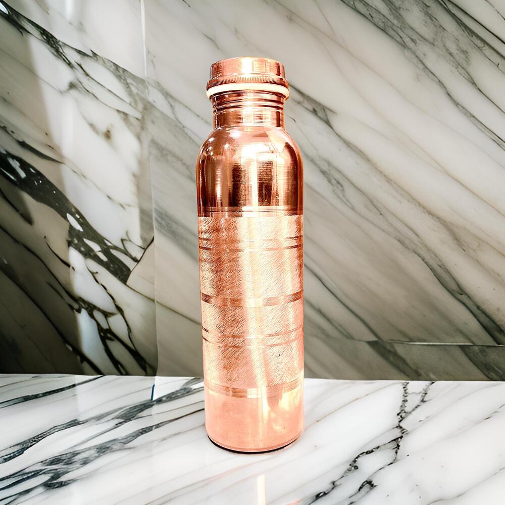 Pure Copper Bottle - Capacity: 1 Ltr