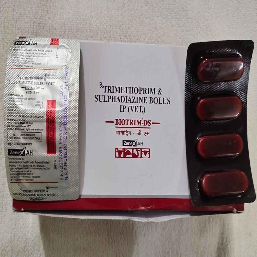BIOTRIM-DS Sulphadiazine+Trimethoprim BOLUS