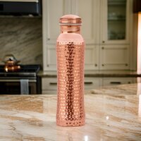 Ayurvedic Copper Bottle - Capacity: 500-1000 Milliliter (ml)