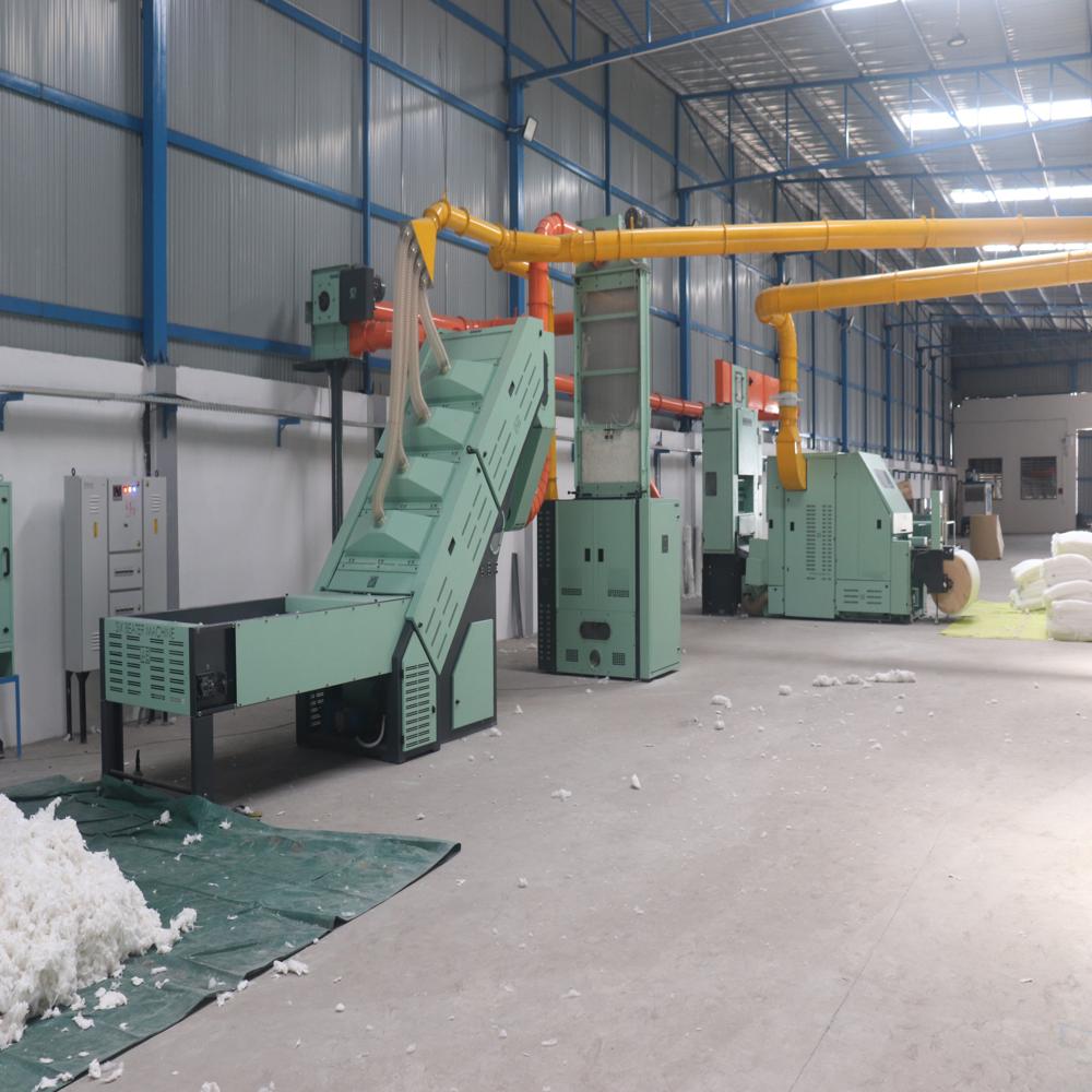 Cotton Roll Forming Machine - Color: Green