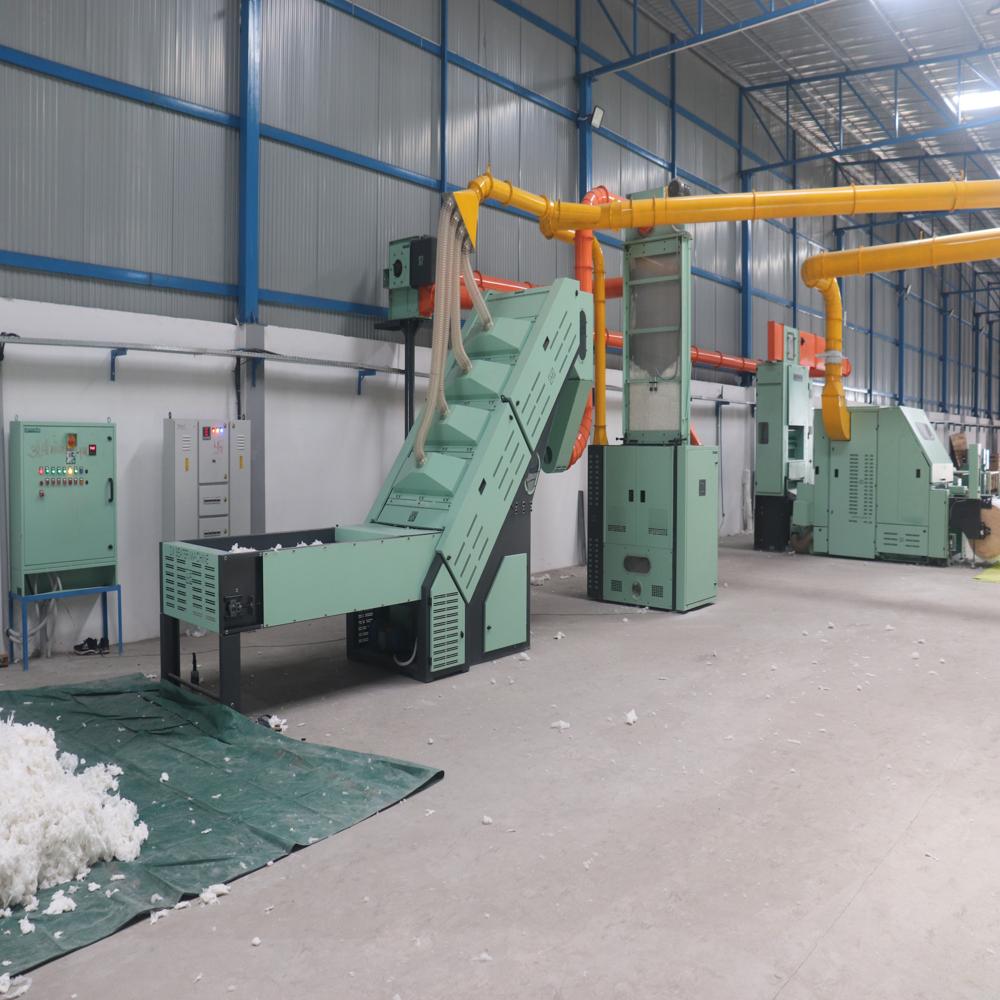 Cotton Roll Forming Machine - Color: Green