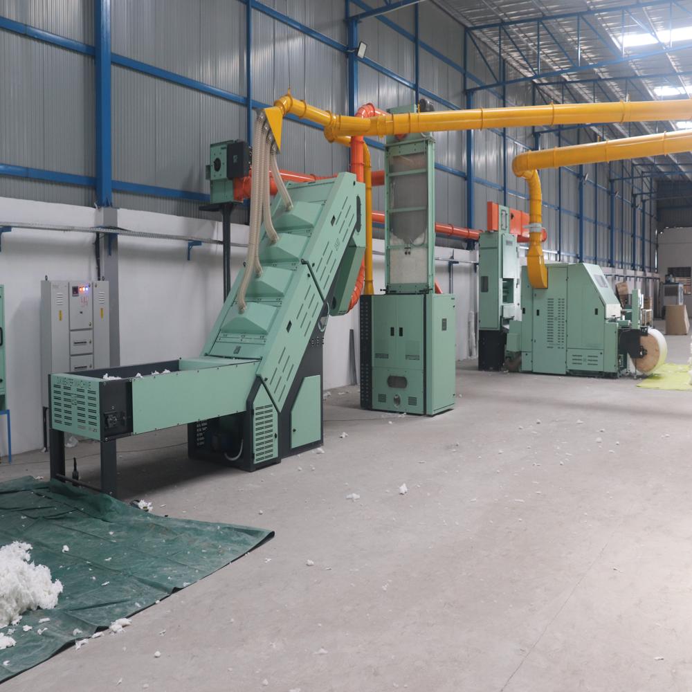 Cotton Roll Forming Machine - Color: Green