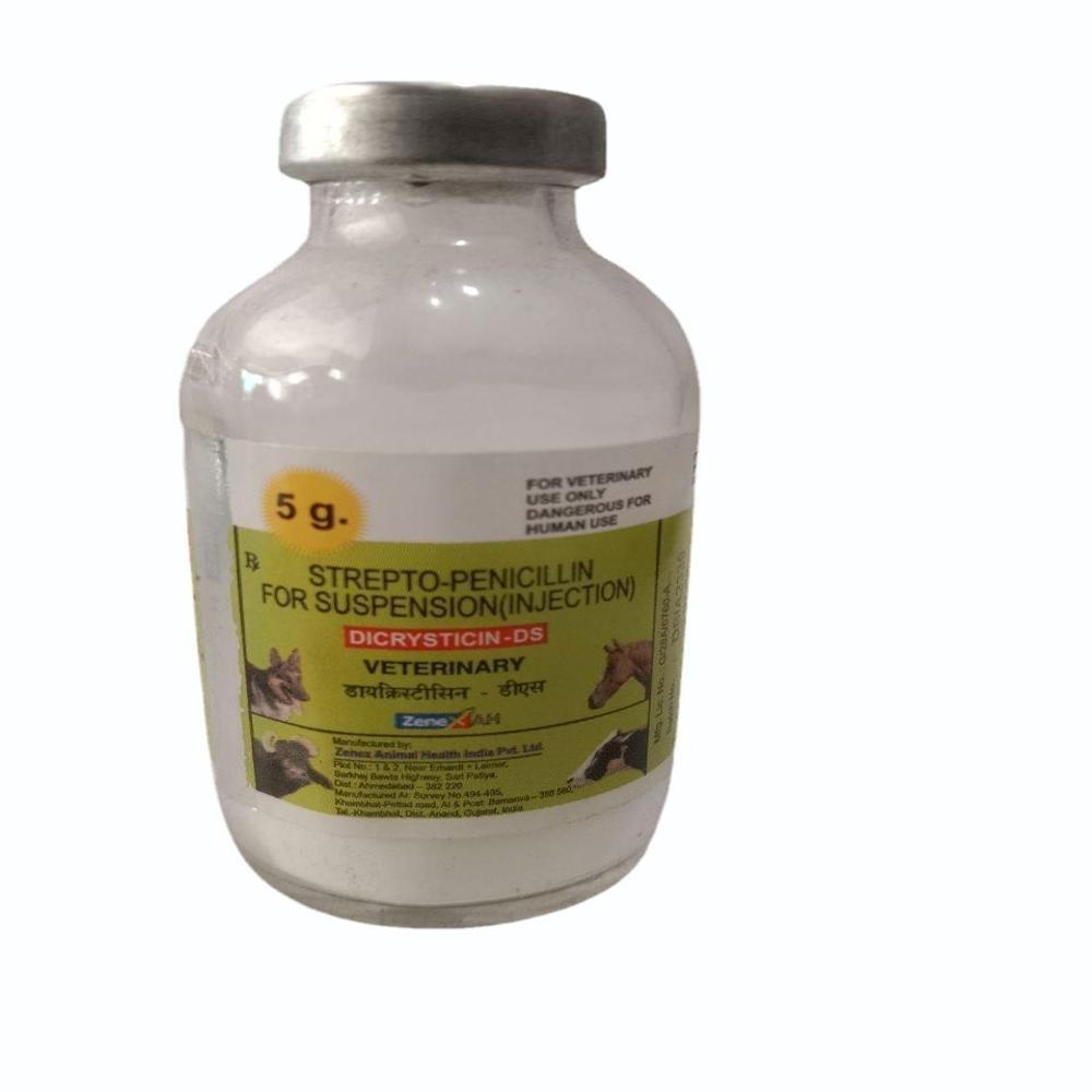 DICRYSTICIN-DS STREPTO-PENICILLIN 5gm Injection