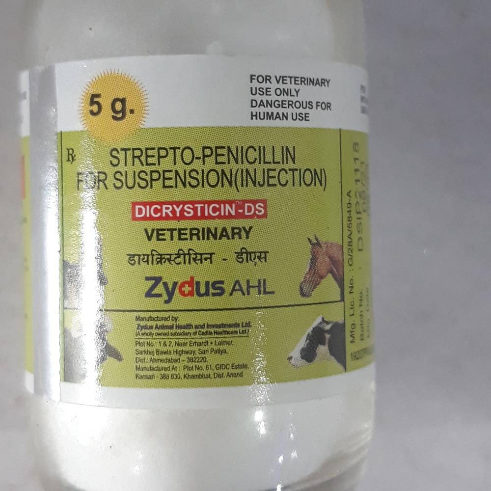 DICRYSTICIN-DS STREPTO-PENICILLIN 5gm Injection