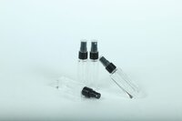 8ml Clear Square Glass Bottle with Spray