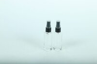 8ml Clear Square Glass Bottle with Spray