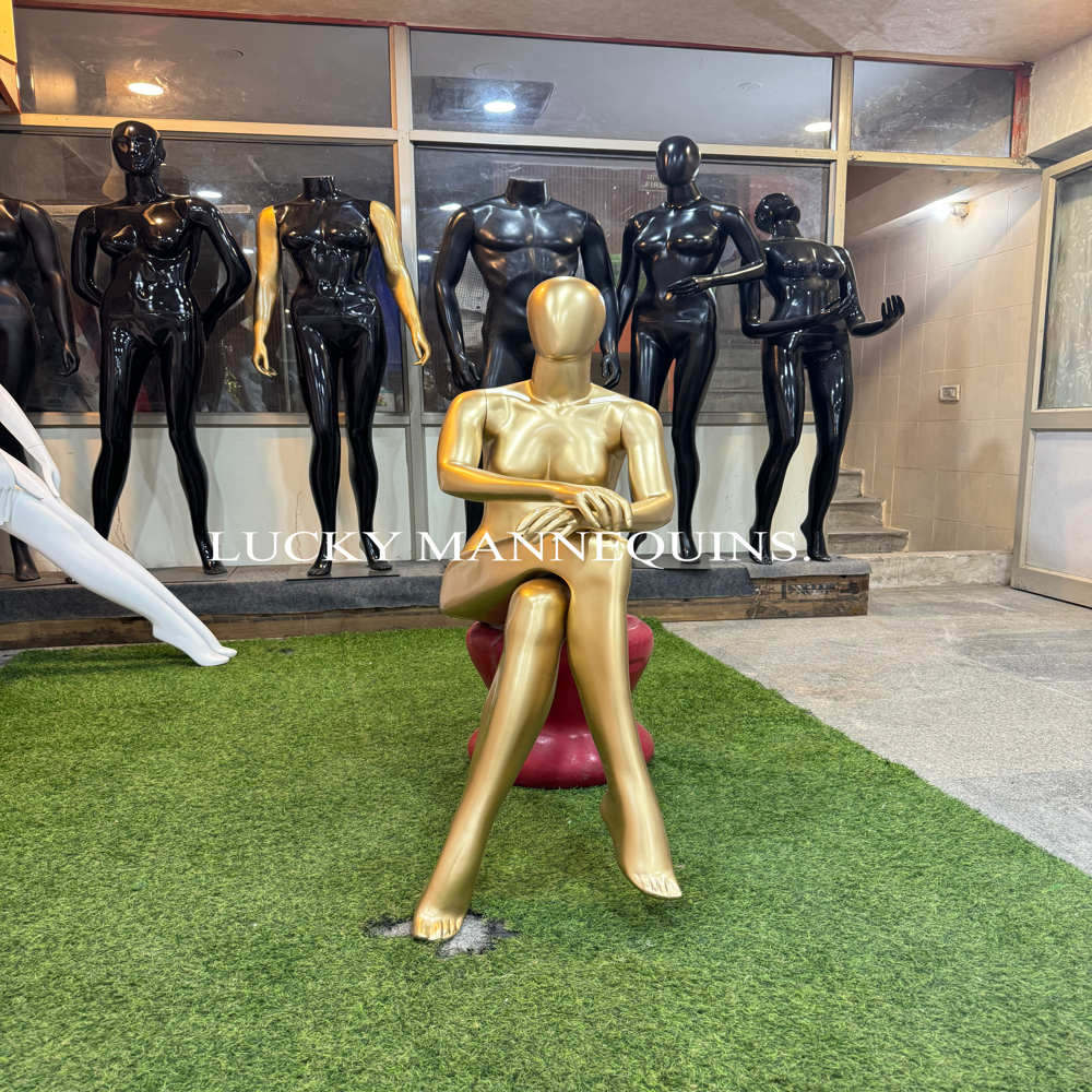 sitting mannequins