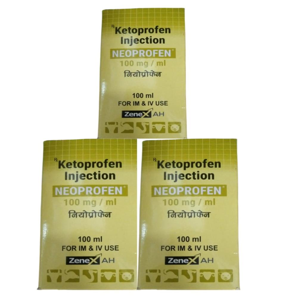 Neoprofen Ketoprofen 100mg/100ml Injection