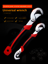 Snap N Grip Multi Purpose Wrench Adjustable Open End Universal Wrench Set