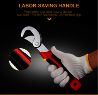Snap N Grip Multi Purpose Wrench Adjustable Open End Universal Wrench Set