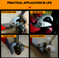 Snap N Grip Multi Purpose Wrench Adjustable Open End Universal Wrench Set