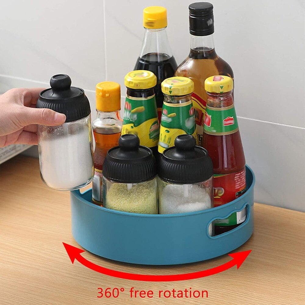 Kitchen Organizer 360 Rotating Organizer Tray