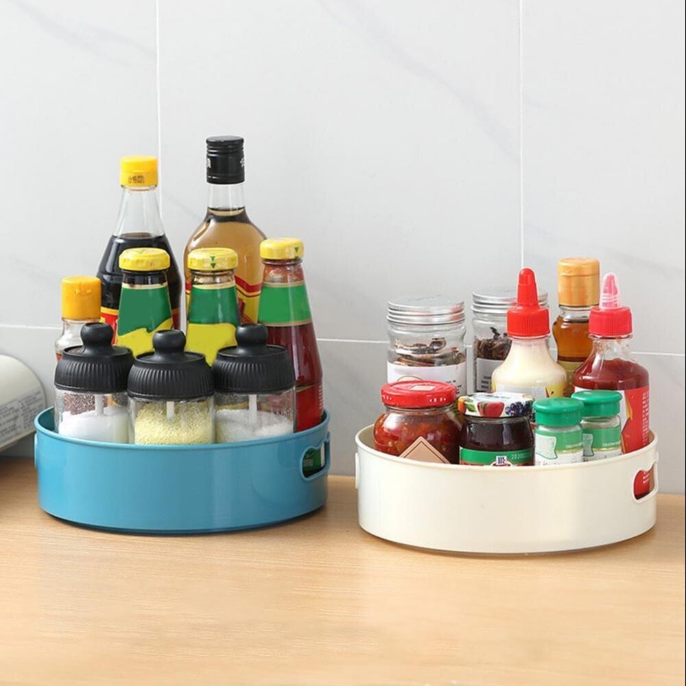 Kitchen Organizer 360 Rotating Organizer Tray