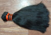 Double Drawn Indian Bulk Hair Short Size For Men Hair Patch Raw Hair 8-16inch - Application: Personal