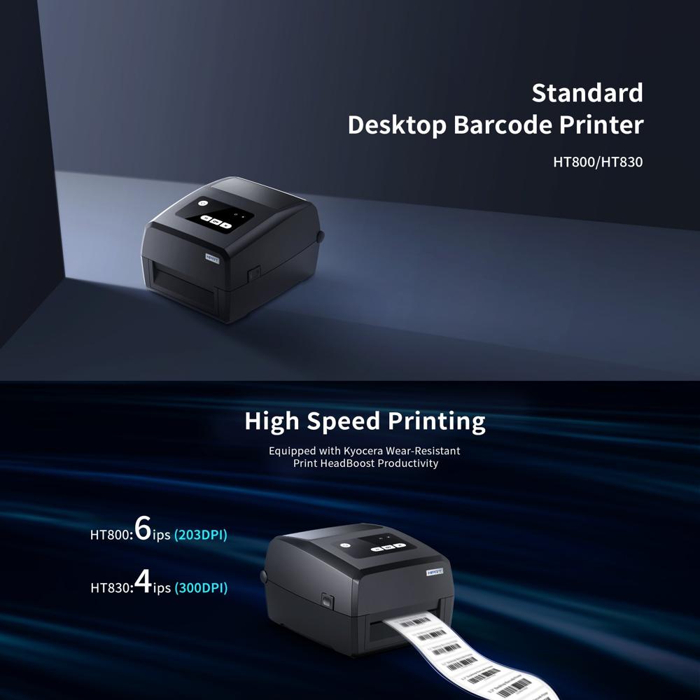 HPRT Thermal Transfer Barcode Printer HT 830