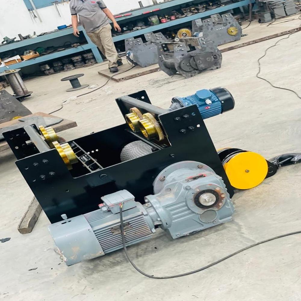 Trolley Heavy 1 ton sew type wire rope hoist , For Industrial