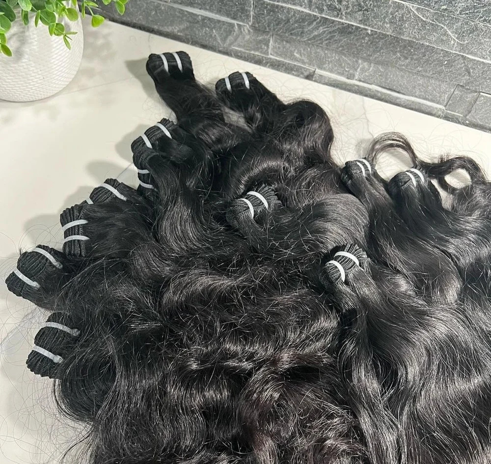 Manufacturer Virgin Human Hair Bundles Sew In Weaves Weft Extensions