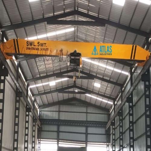 5 Ton Single Girder Eot Crane Ss - Color: Yellow And Bule And Black