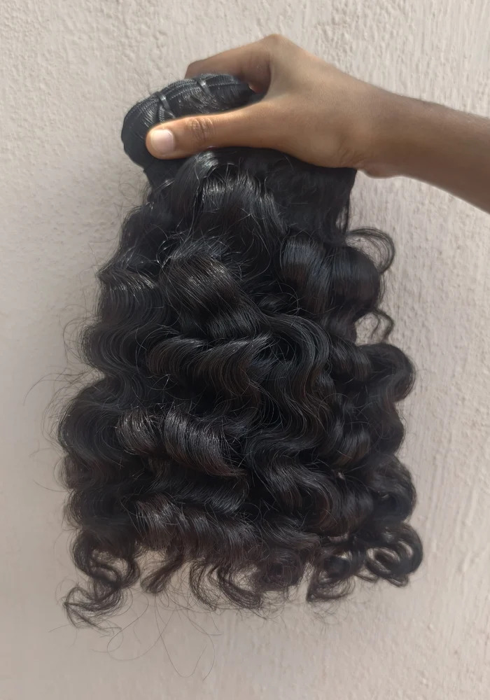 Indian Unprocessed Natural Remy Deep Curly Human Hair