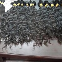 Indian Bulk Human Hair Extensions - Color: Natural Black And Brown