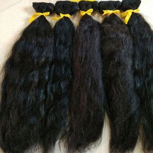 Bulk Human Hair Extensions Braids Indian Natural Weaving Light Brown