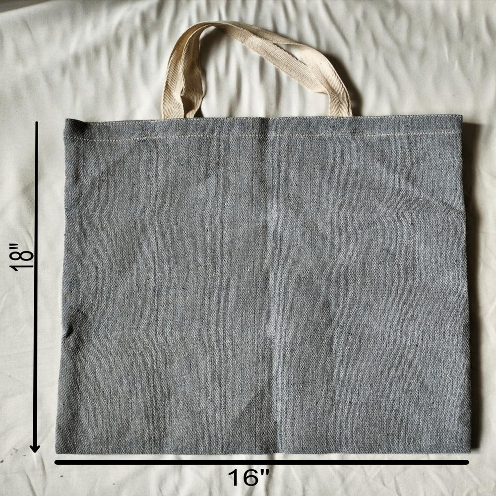 Recycled Cotton Tote Bag - Color: Multiple Options Available