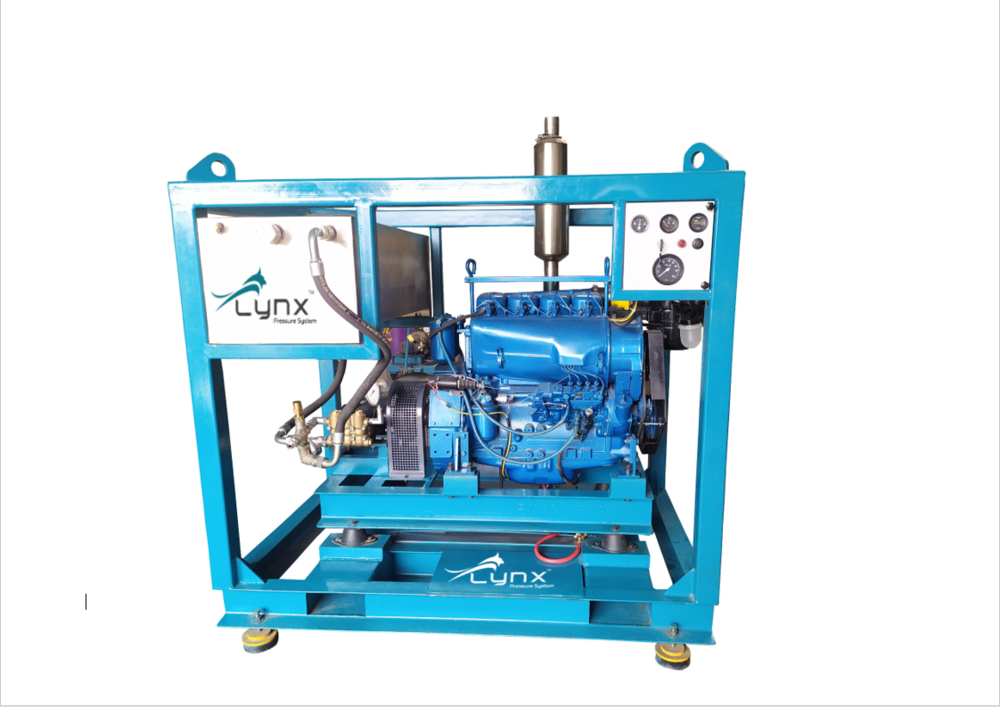 Electric Hydro Testing Pump - Color: Blue