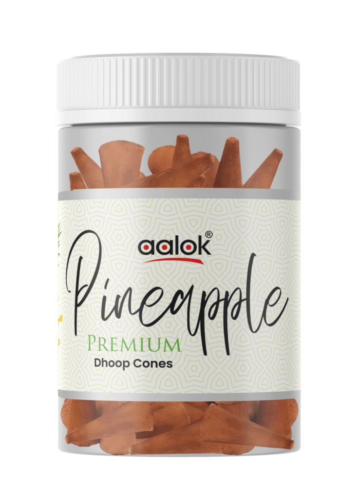 aalok Pineapple Premium Dhoop Cone