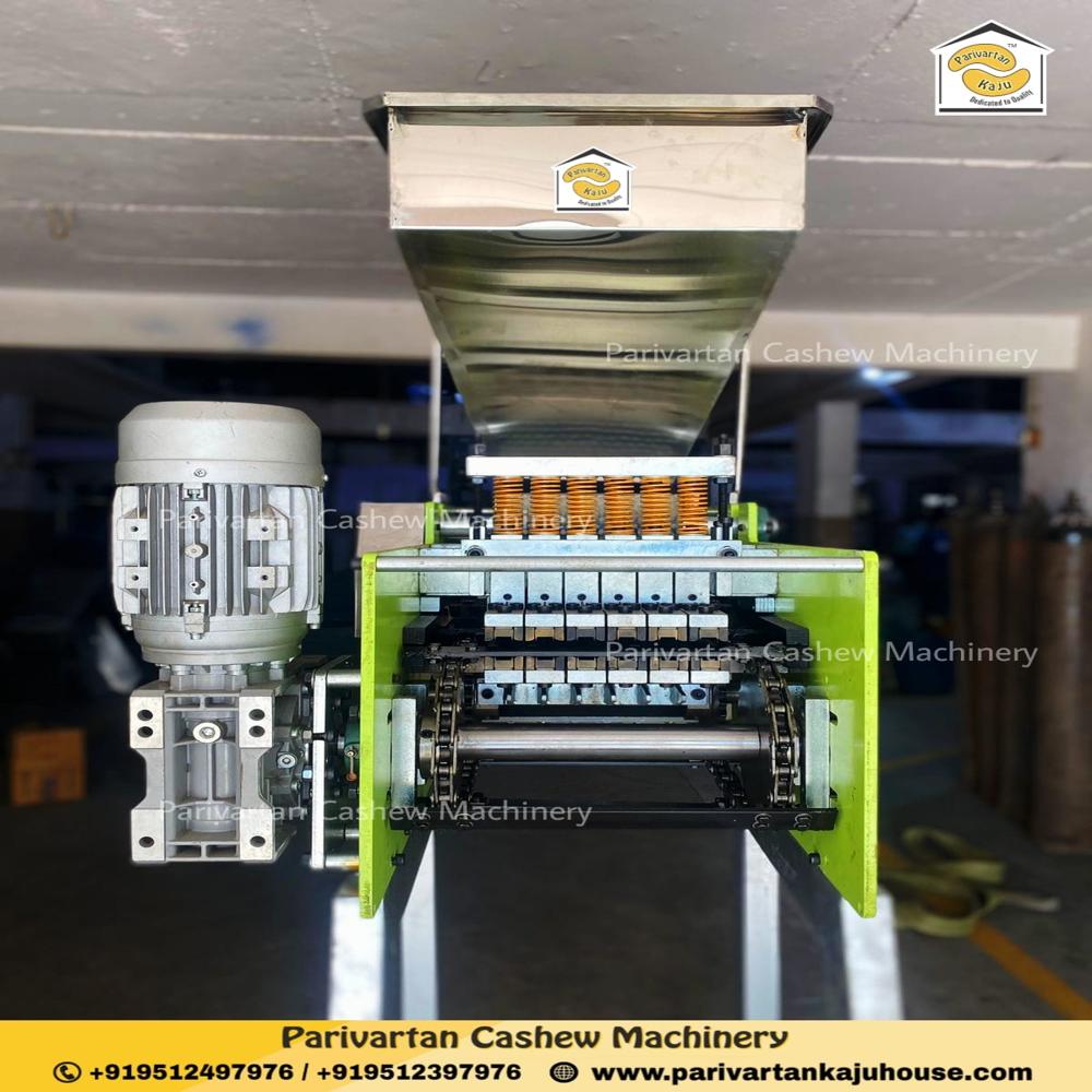 6 Head Cashew Cutting Machine