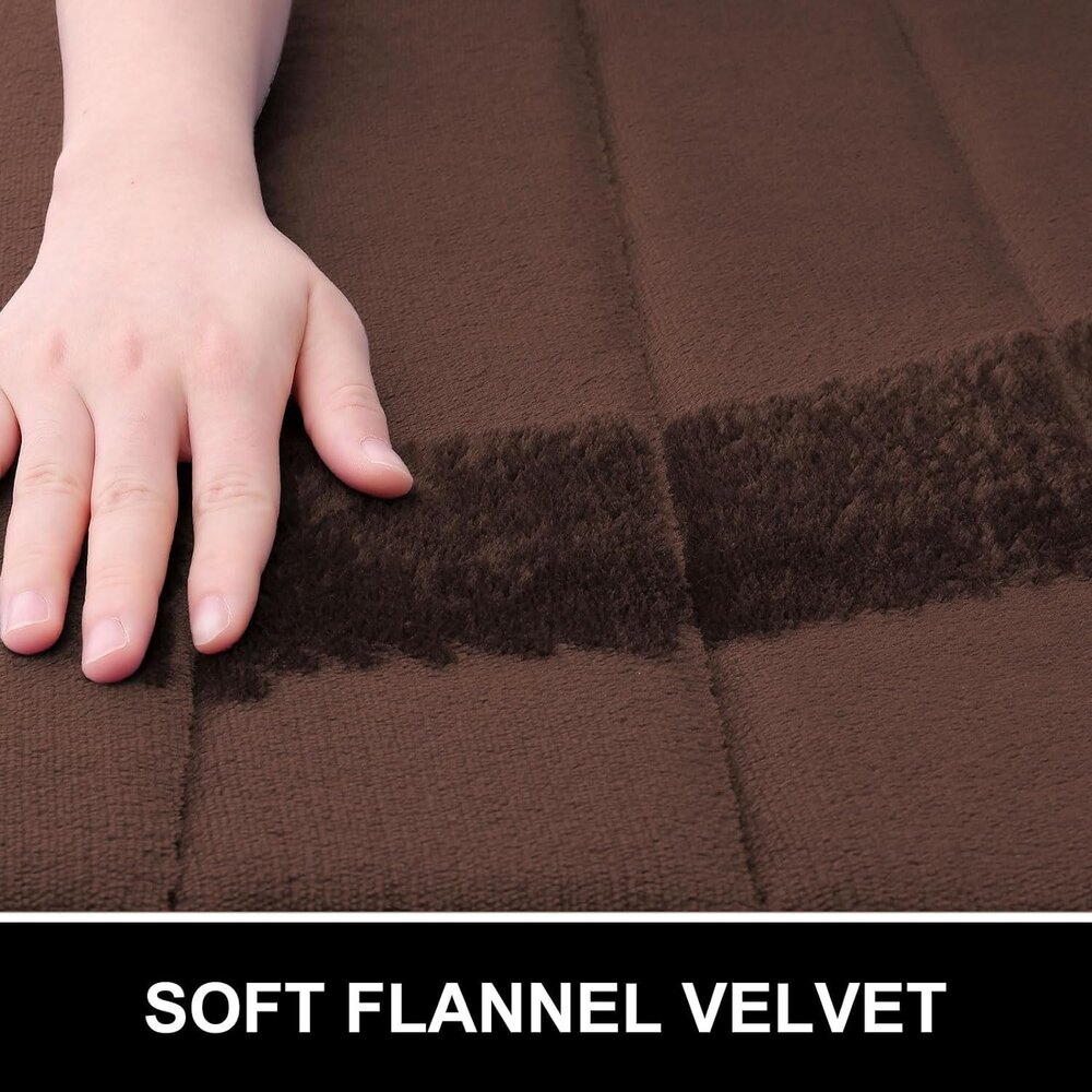 Memory Foam Bath Mat Water Absorbent Soft Rug Quick Dry Doormat