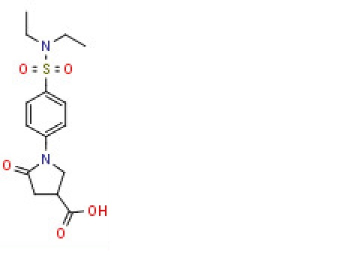 1-(4-[(Diethylamino)sulfonyl]phenyl)-5-oxopyrrolidine-3-carboxylic acid