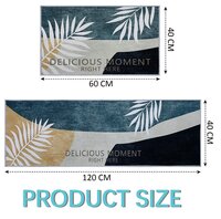 KITCHEN FLOOR MAT SET - DELICIOUS MOMENT