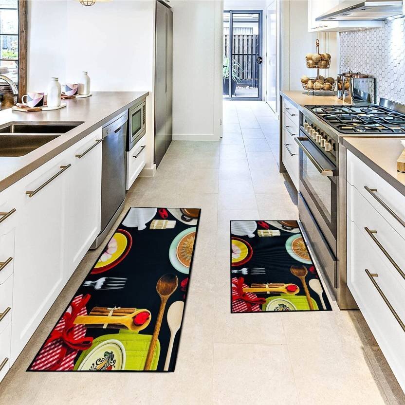 Kitchen Floor Mat Set - Dining Spices - Application: Industrial