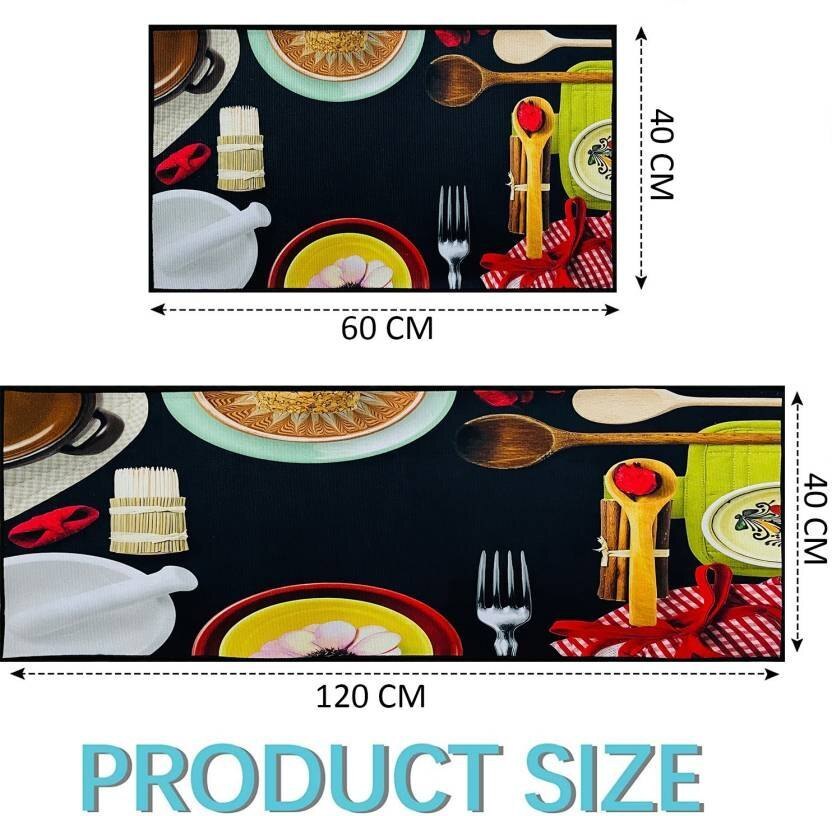 KITCHEN FLOOR MAT SET - DINING SPICES
